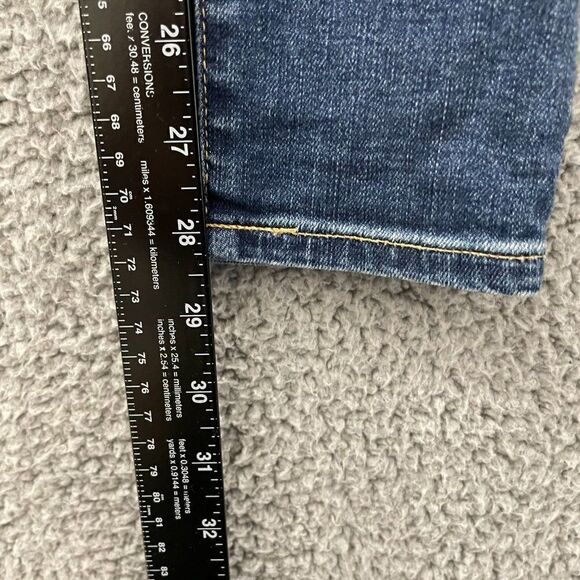 Ag Adriano Goldschmied Jeans Women 25 Blue Dark Wash Supper Skinny Ankle Denim - Picture 10 of 11